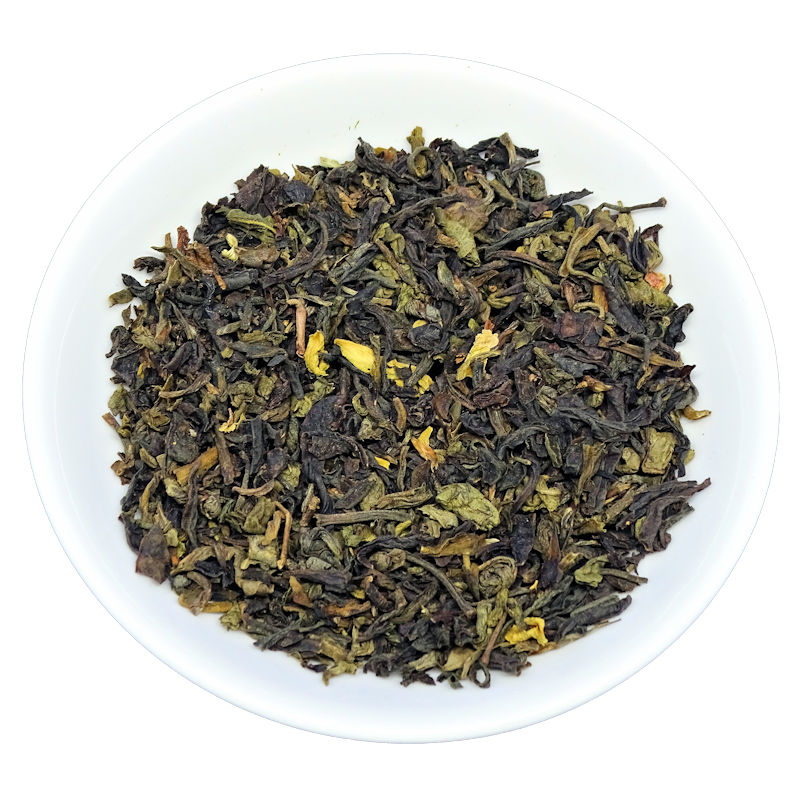 Yang Tse Kiang miscela di tè nero e tè verde creata da Mariage Frères con agrumi e petali di fiori
